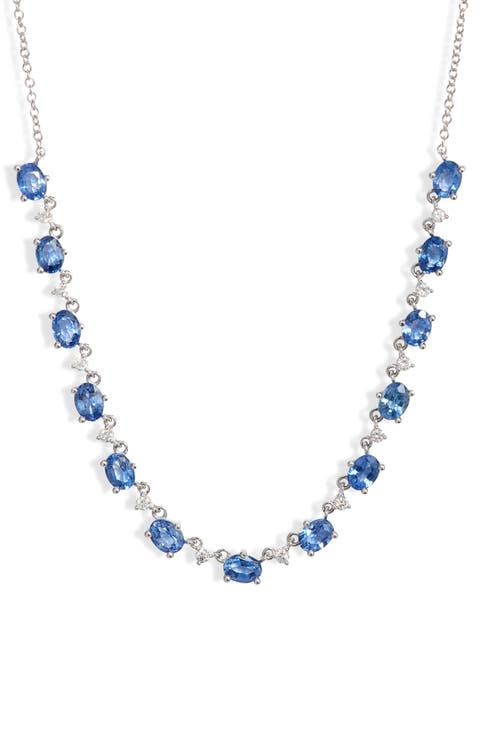 Sapphire & Diamond Necklace