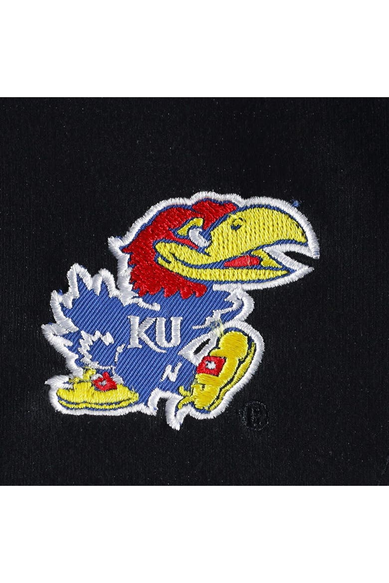 Men's Colosseum Navy Kansas Jayhawks Wild Party Shorts, Alternate, color, Black