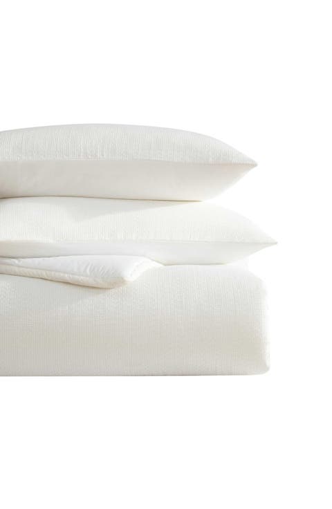 Threaded Basketweave Comforter & Shams Set