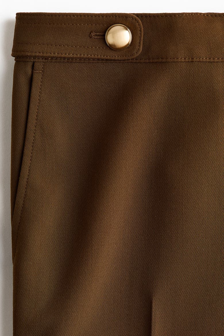 Flared Tailored Trousers, Alternate, color, Dark brown