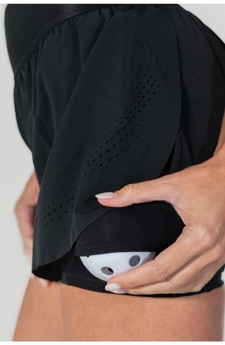 AVI Cross-Court Pickleball Skirt, Alternate, color, Black Beauty