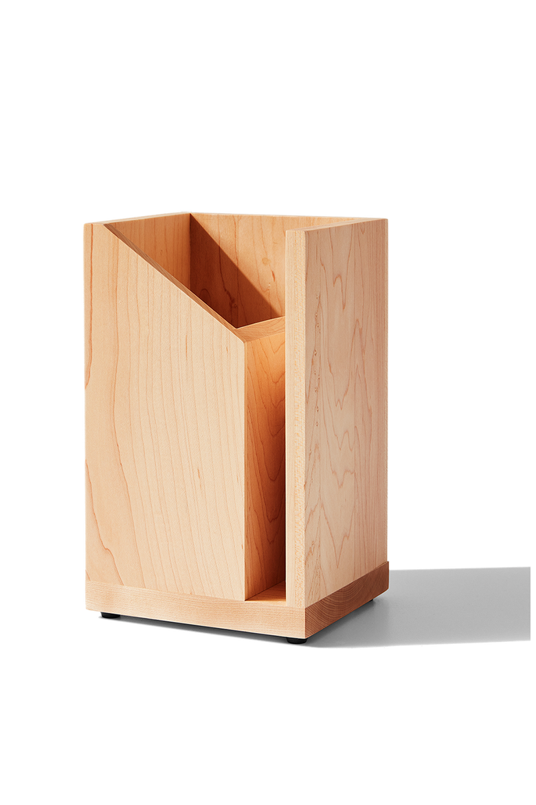 The Base Utensil Crock, Alternate, color, Maple