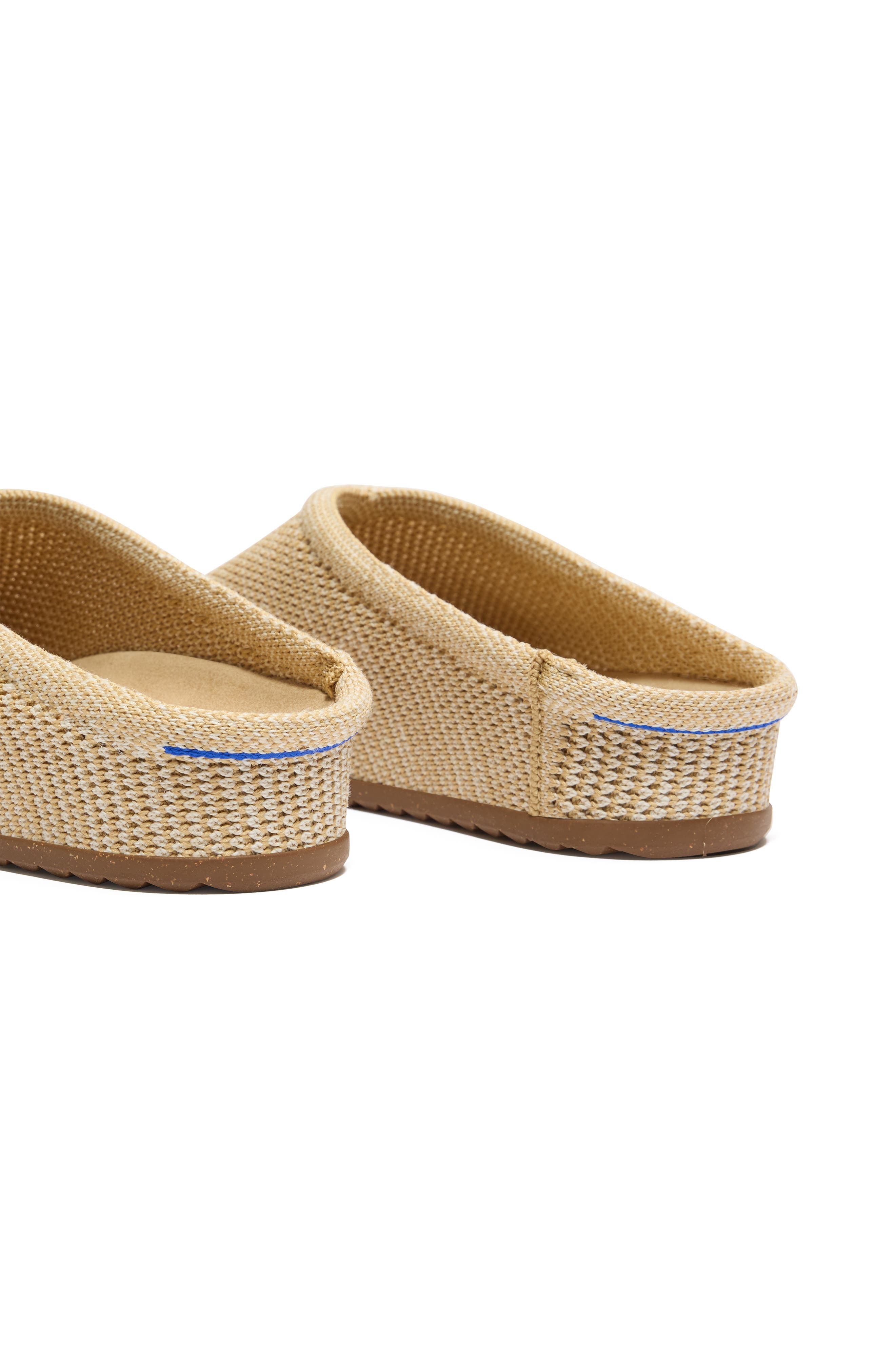 Rothy's The Casual Clog, Alternate, color, Pelican Raffia-Knit