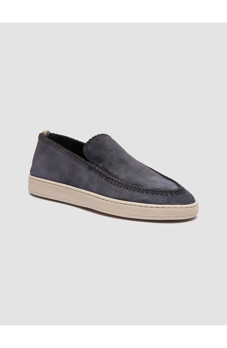 Officine Creative Herbie 011 Suede Loafers, Alternate, color, Blue