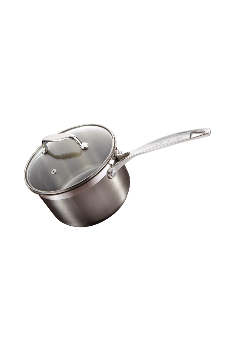 iconiX™ 2.6 Qt Saucepan with Lid, Main, color, SILVER