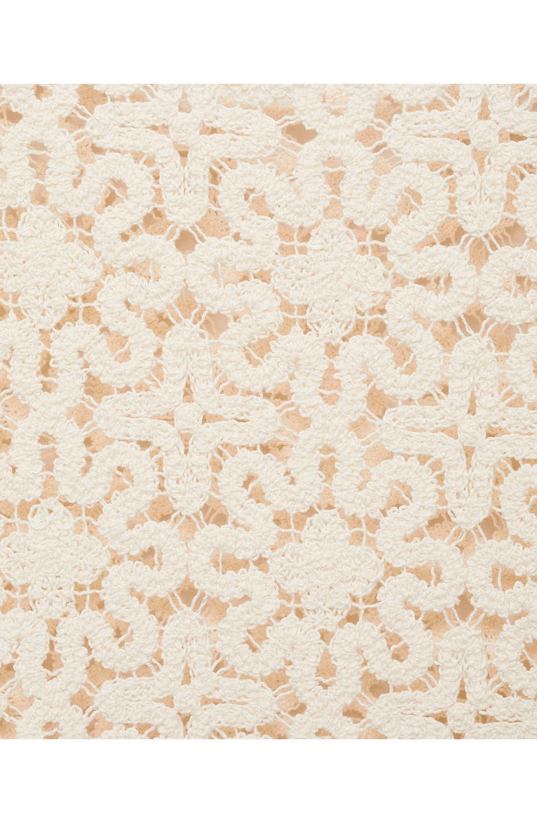 MANGO Sheer Floral Crop Top, Alternate, color, 