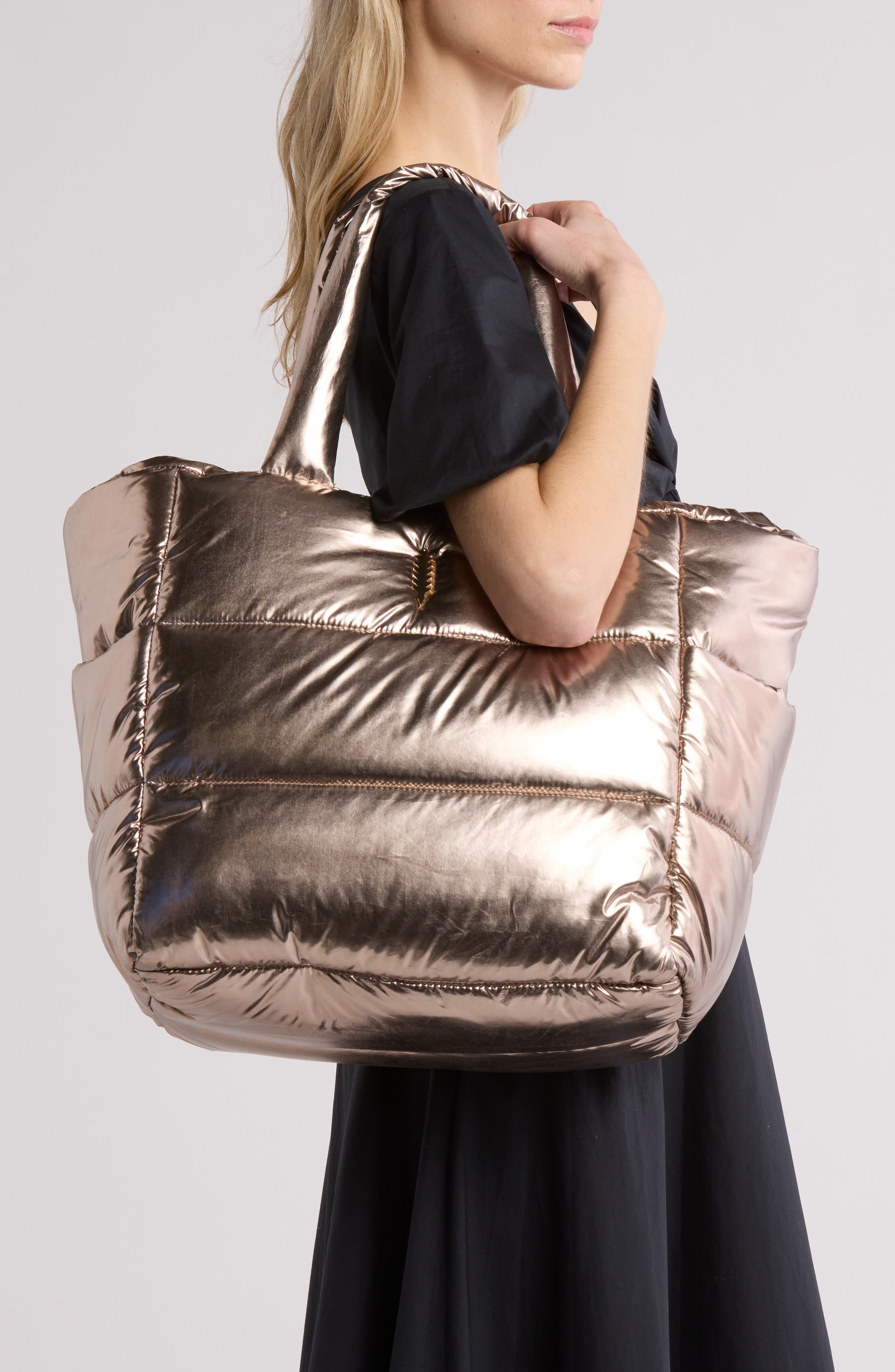 Thacker Quinn Puffer Tote, Alternate, color, 