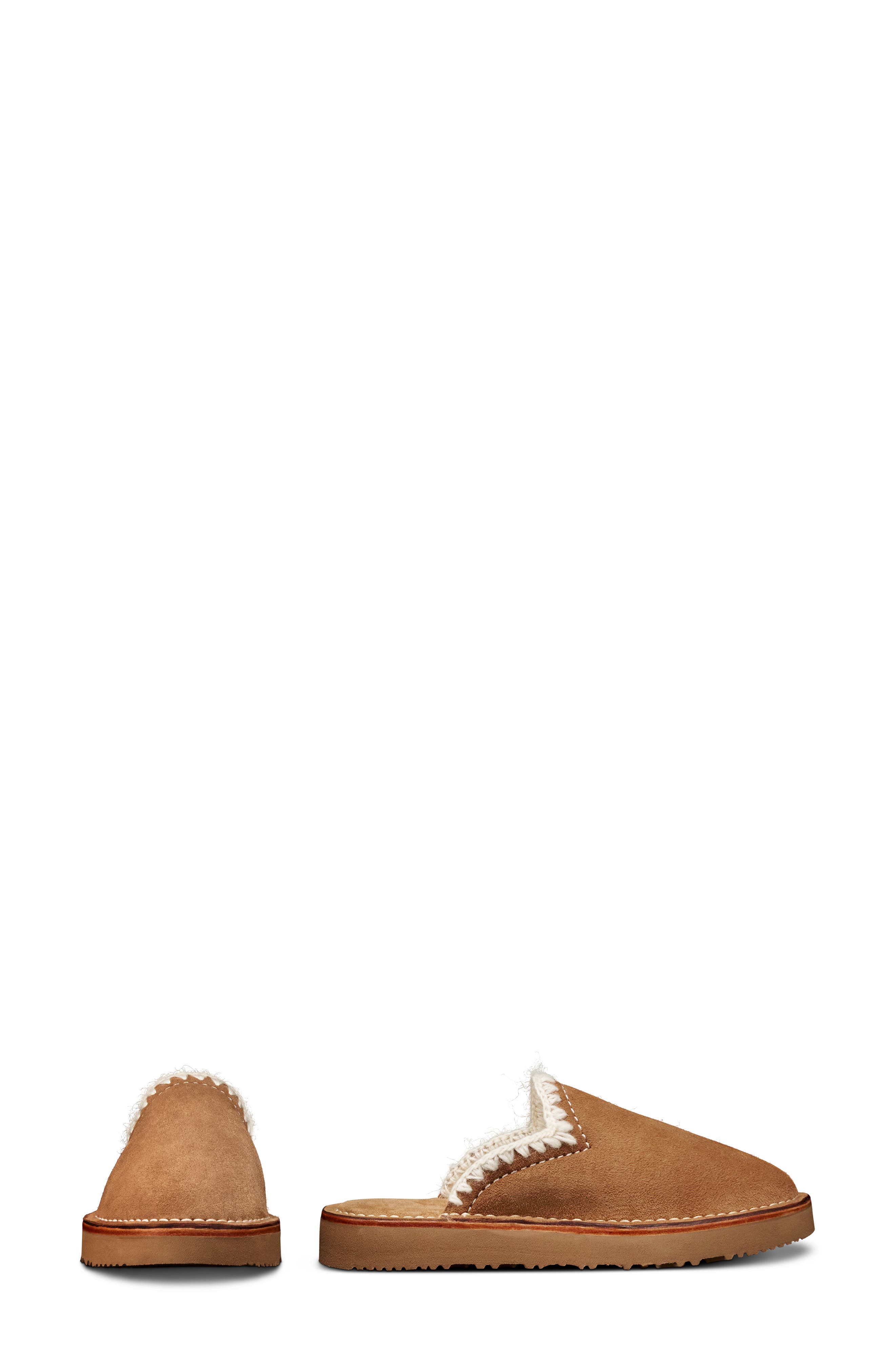 The Olivia Platform Mule, Alternate, color, COGNAC