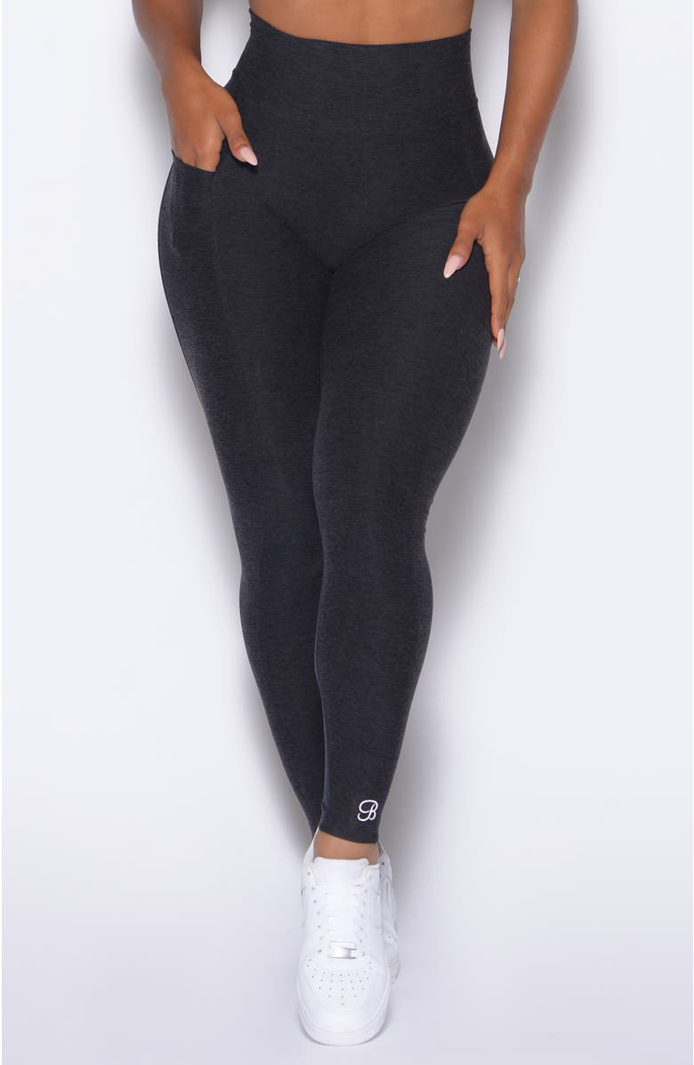 Bombshell Sportswear Curves 2.0 Leggings, Main, color, Heathered Black