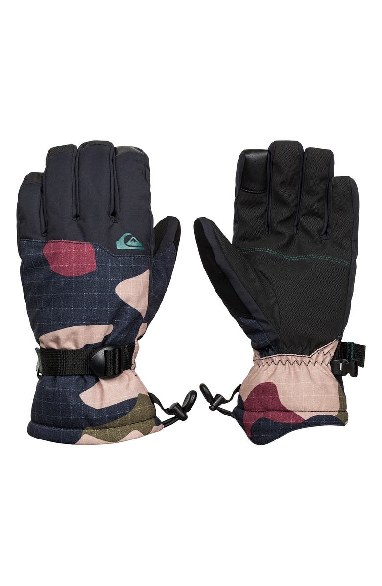 Quiksilver Mission Gloves, Main, color, 