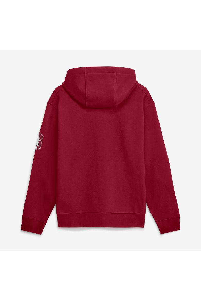Men's Nike  Cardinal Stanford Cardinal 2026 Sideline Club Fleece Hoodie, Alternate, color, Cardinal