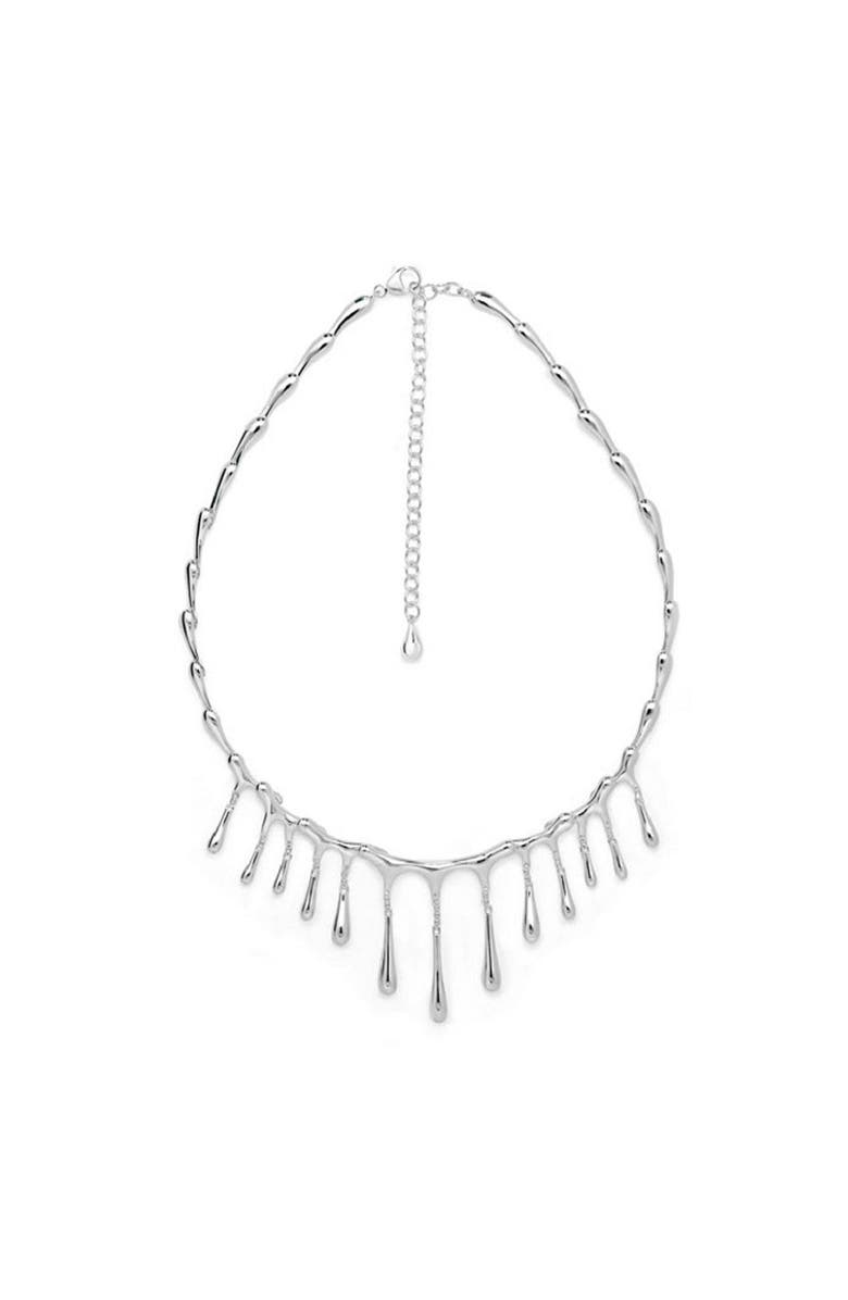 Lucy Quartermaine Short Multi Drop Necklace, Main, color, Sterling Silver
