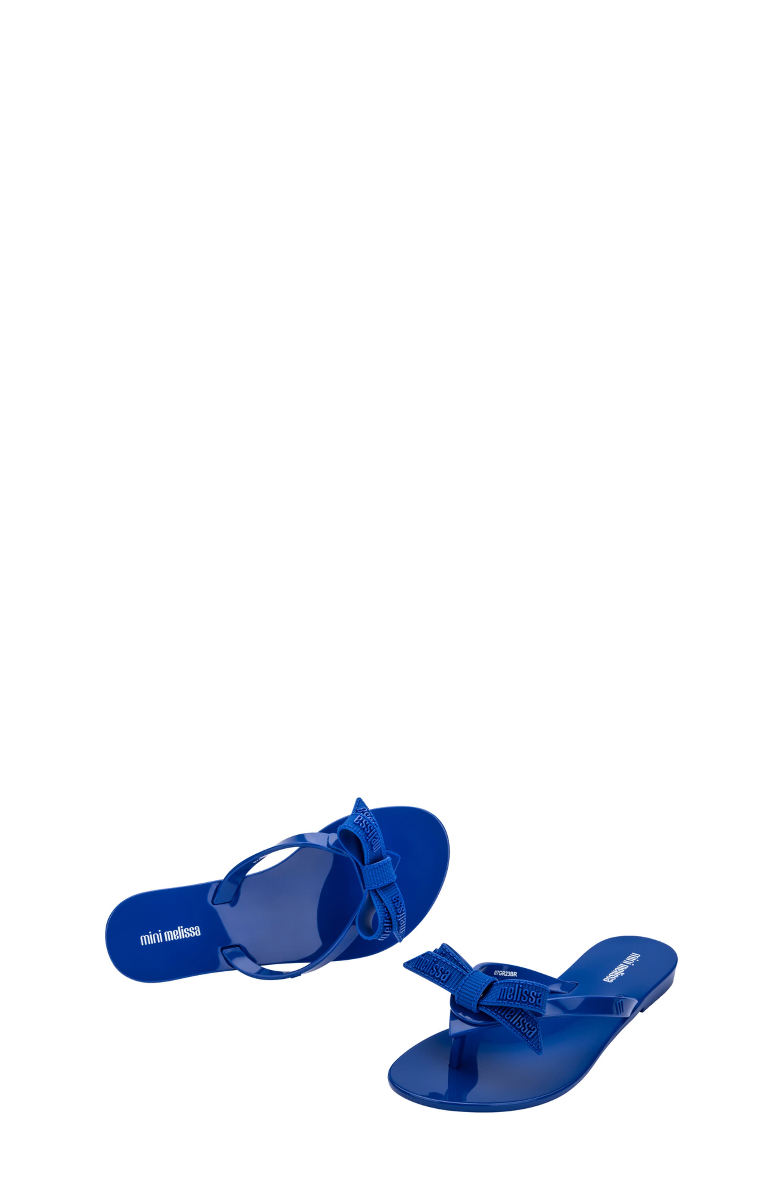Mini Melissa Kids' Harmonic M Lover Flip Flop, Alternate, color, Blue