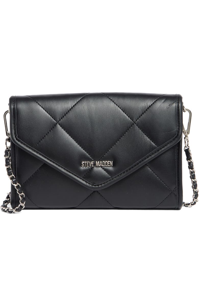 Steve Madden Quilted Crossbody Bag, Main, color,