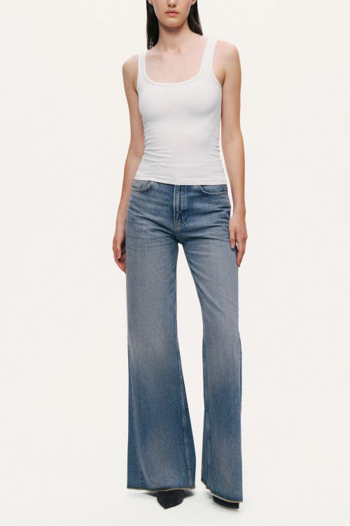 Nocturne Printed Sleeveless Crop Top In White