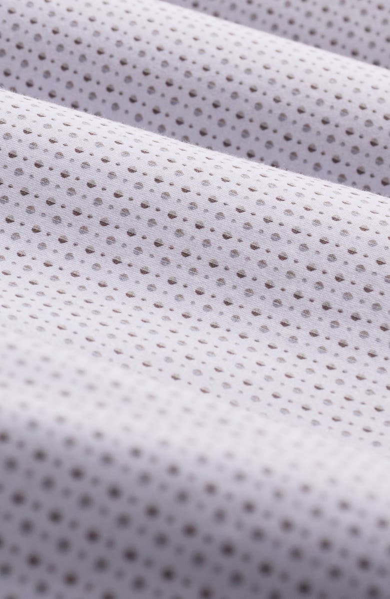 Bugatchi James OoohCotton<sup>®</sup> Geometric Print Button-Up Shirt, Alternate, color, Limestone