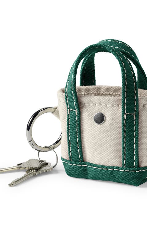 Mini Canvas Tote Charm