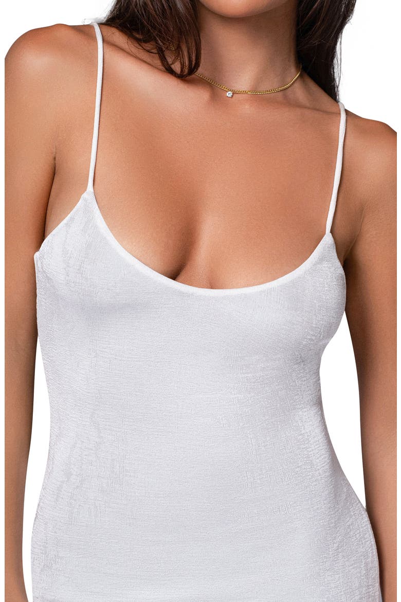 Mirage Reversible Minidress, Alternate, color, WHITE
