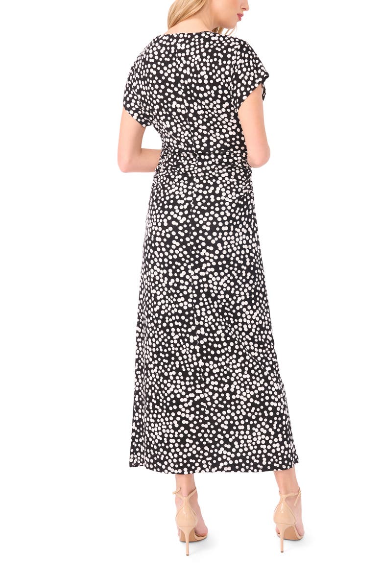Boat Neck Dolman Sleeve Maxi Dress, Alternate, color, RICH BLACK