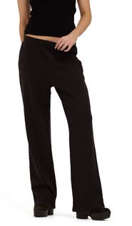 Project Social T Studio Wide Leg Cotton Sweatpants