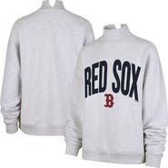 '47 Women's '47 Heather Gray Boston Red Sox Subtle Muse Mock Neck Sweatshirt