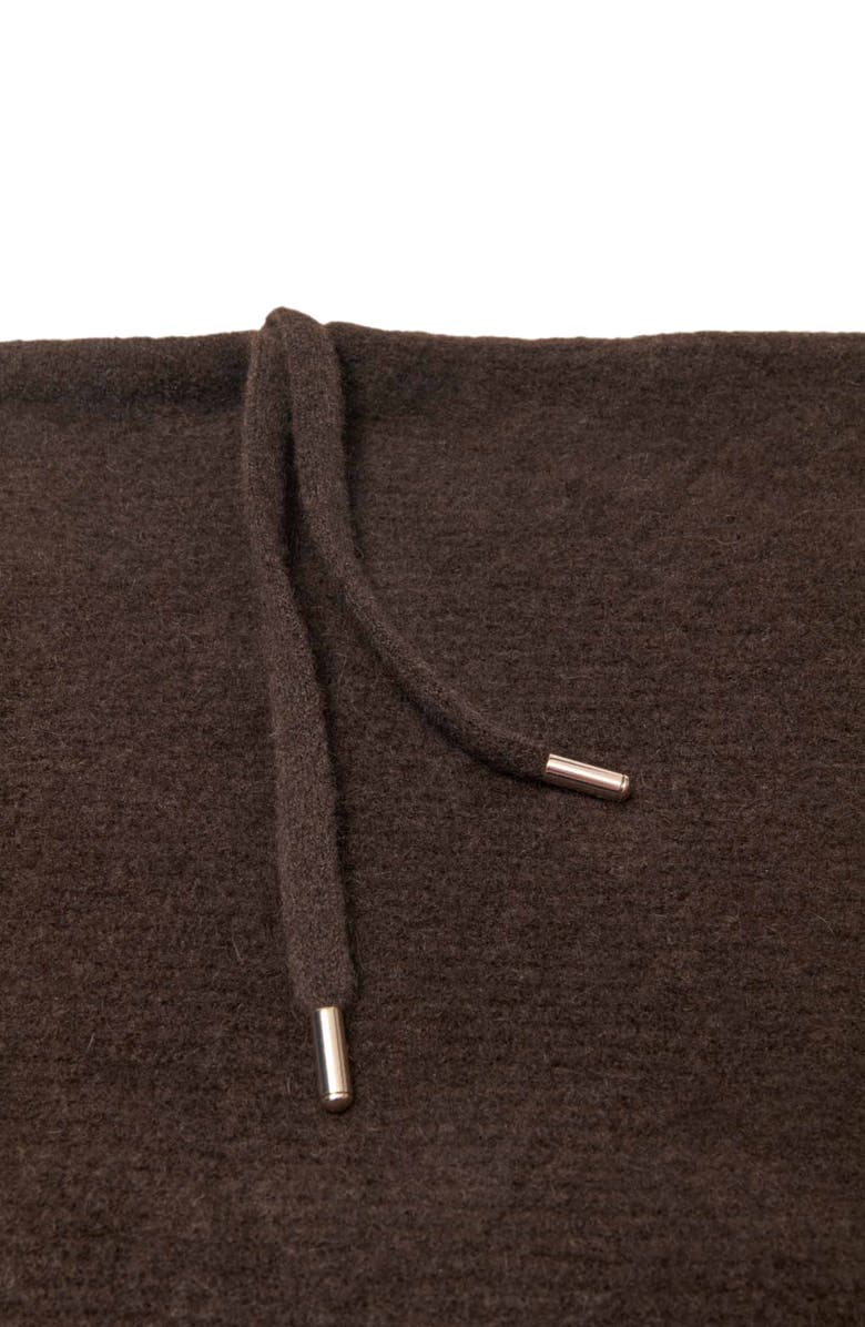 maje Yak wool balaclava, Alternate, color, Dark Brown