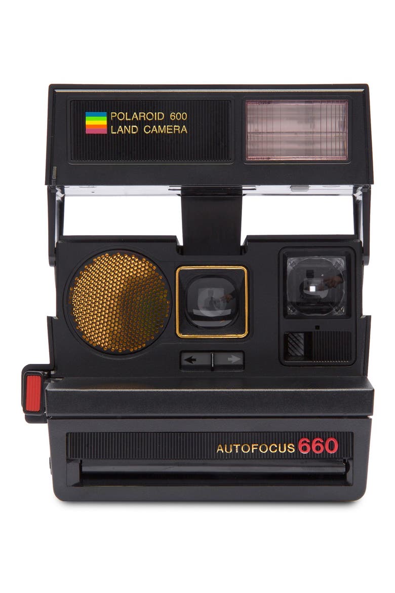 Sun 660 Polaroid 600 Instant Camera, Main, color, BLACK