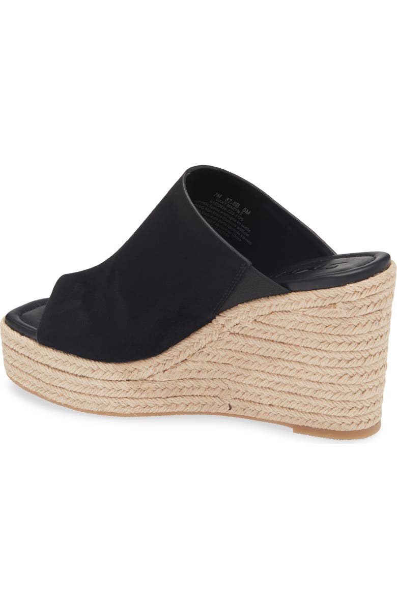 DKNY Maryn 2 Espadrille Wedge Sandal, Alternate, color, Black
