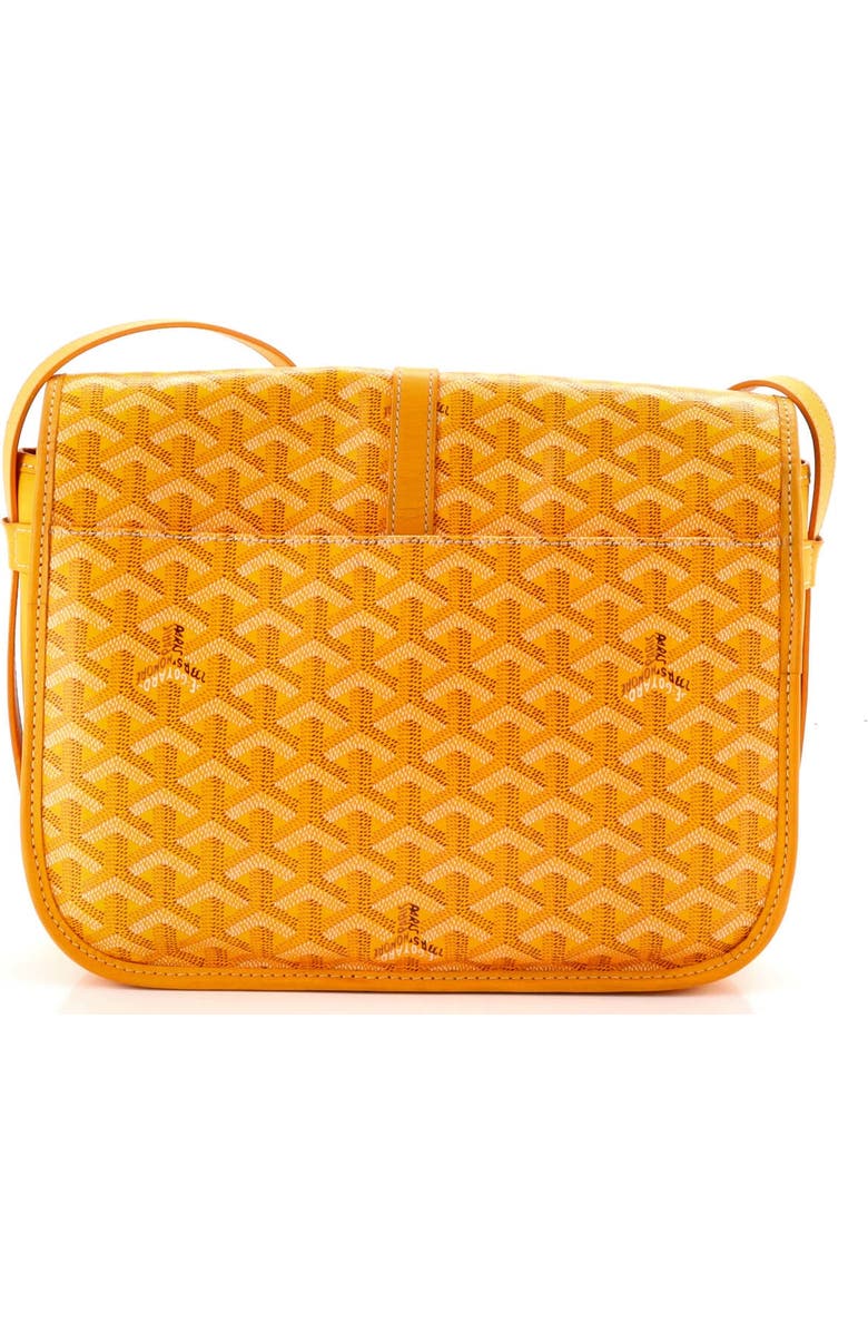 Pre-Owned Goyard Belvedere II Messenger Bag Coated Canvas MM, Alternate, color, Yellow