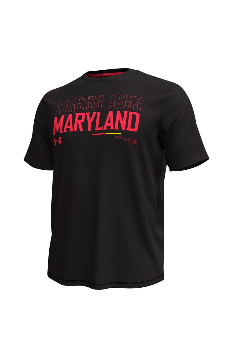 Under Armour Men's Under Armour Black Maryland Terrapins Sideline Knockout T-Shirt, Alternate, color, 