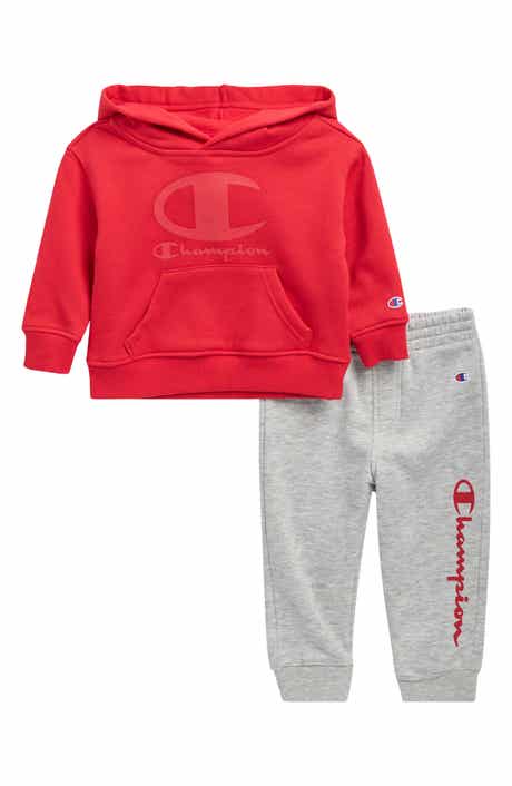 Champion Logo Pullover Hoodie & Joggers Set