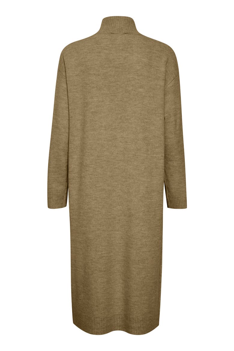 Mock Neck Sweater Dress, Alternate, color, MILITARY OLIVE MELANGE