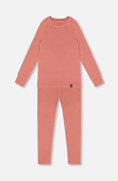 Merino Wool Base Layer Set (Big Kid)