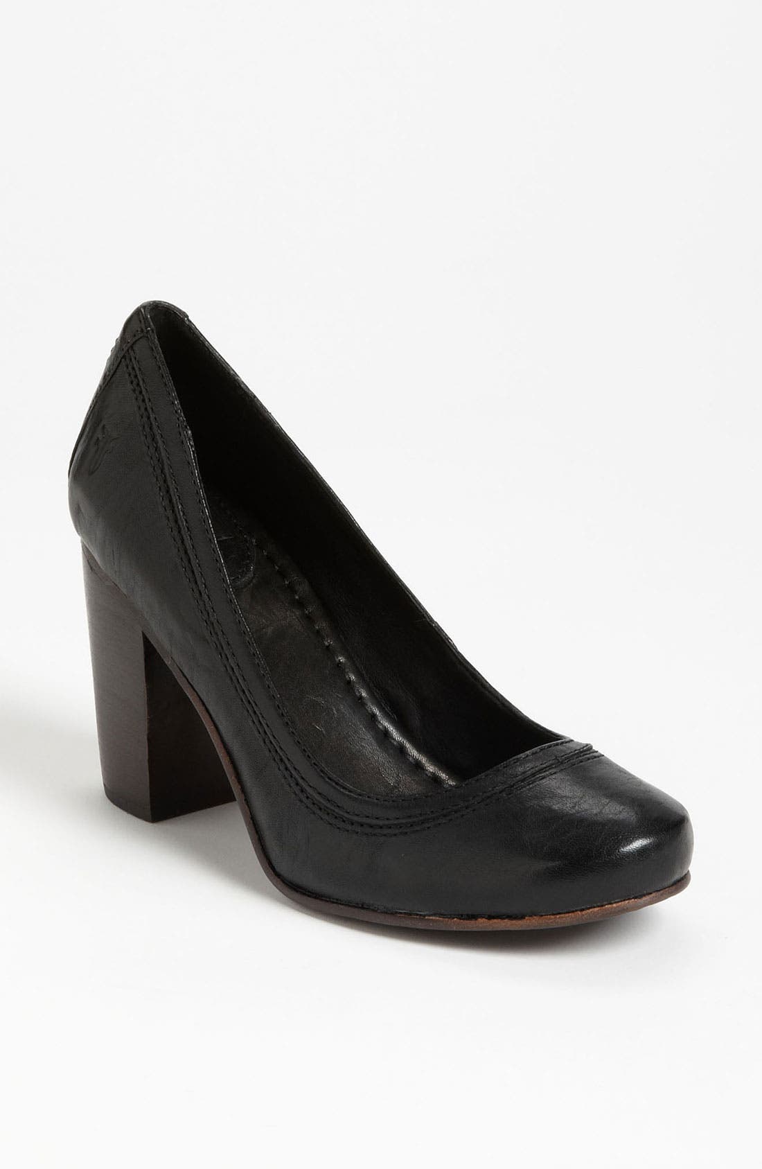 'Carson' Pump, Main, color, BLACK ANTIQUE SOFT LEATHER