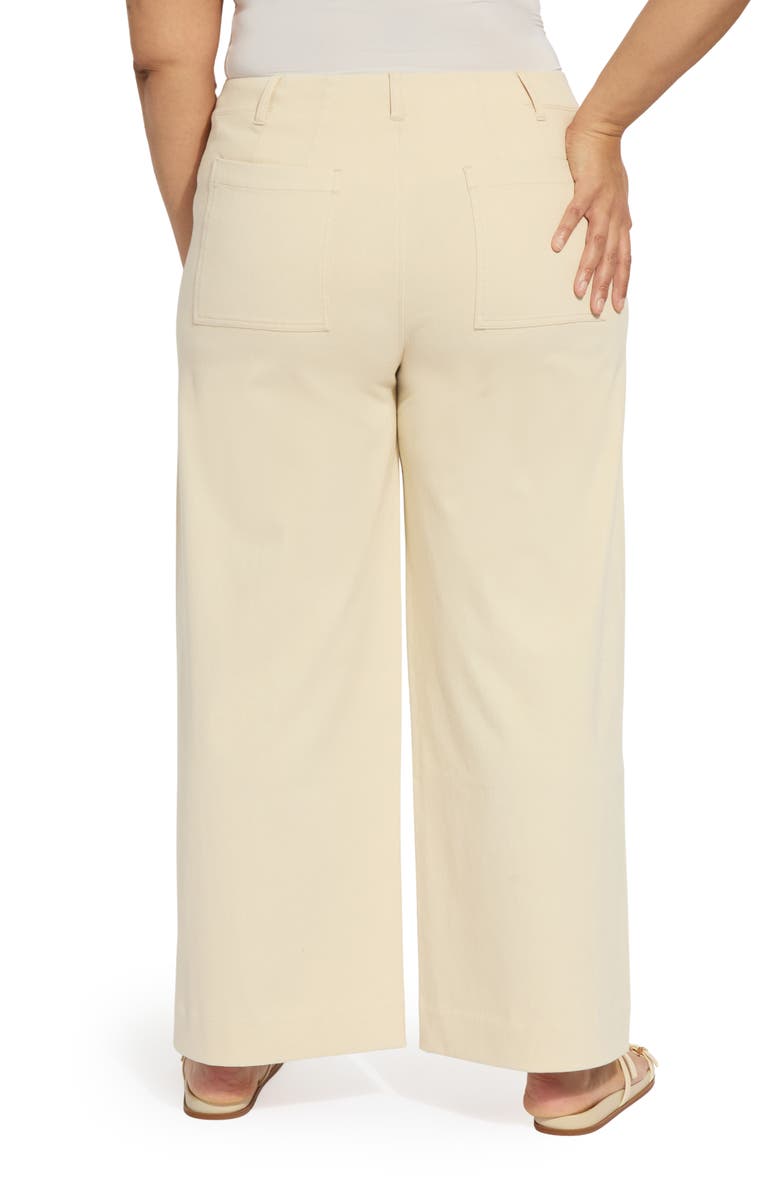 Lysse Nova Pintuck Pull-On Wide Leg Pants, Alternate, color, Coco Clay