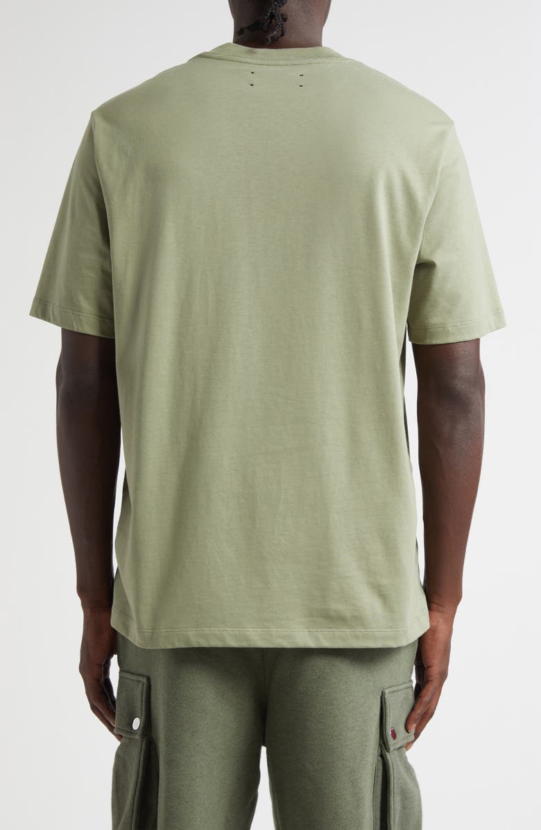 AMIRI Stencil Logo Graphic T-Shirt, Alternate, color, Olive