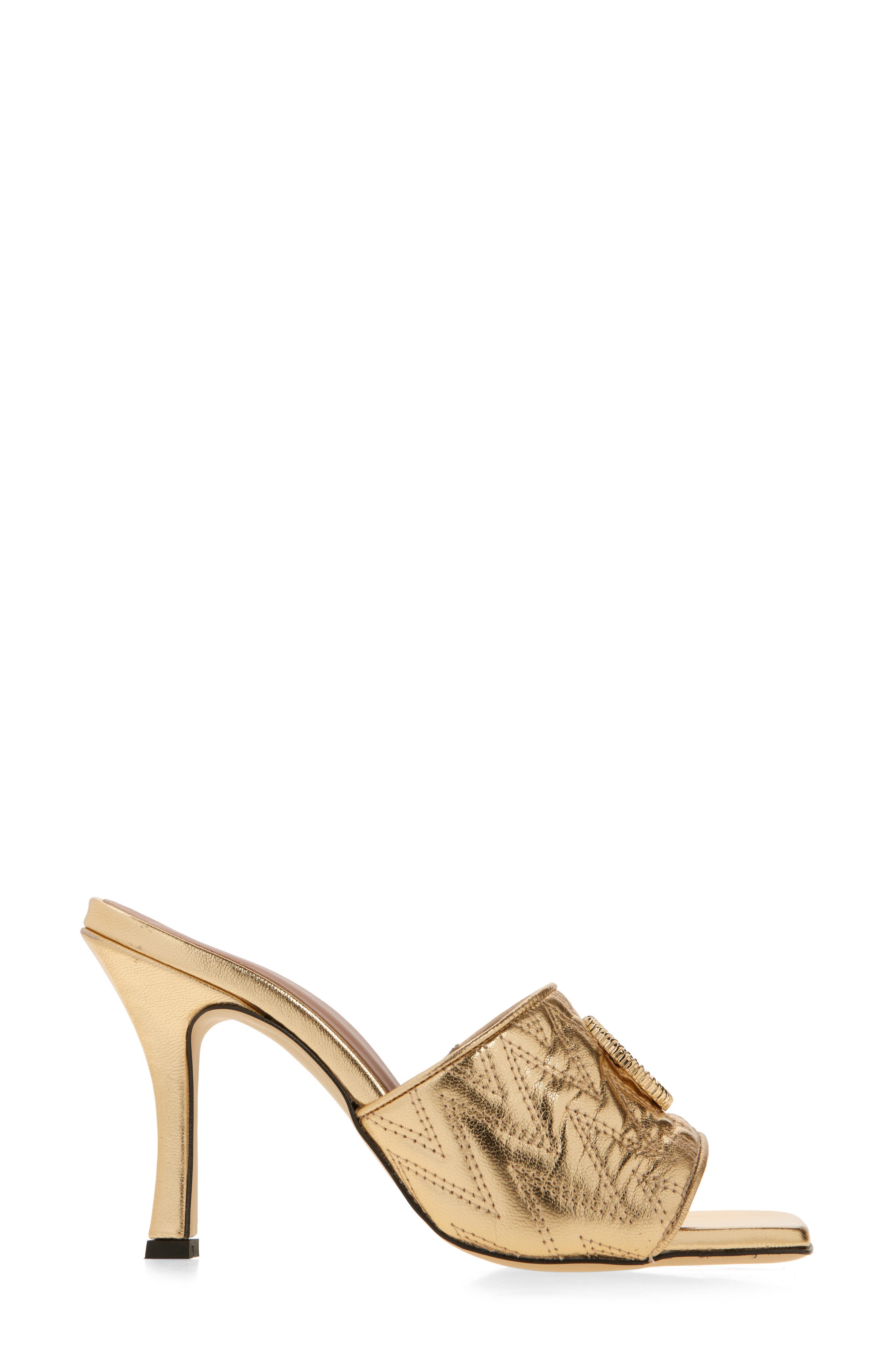 VALENTINO BY MARIO VALENTINO Venere Heeled Sandal, Alternate, color, Gold