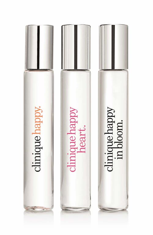 Clinique Have A Little Happy Perfume Spray Set $48 Value In Transparent