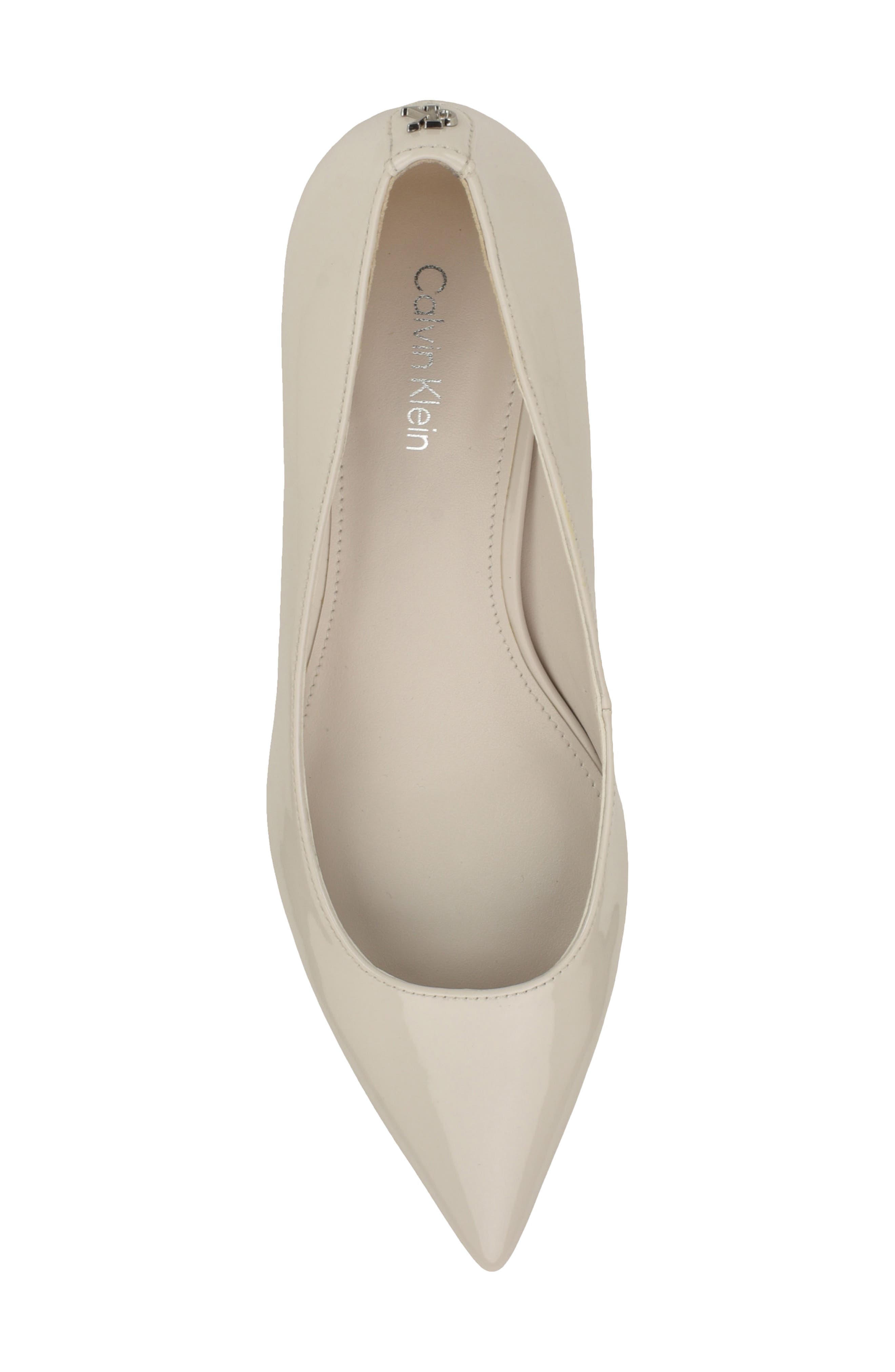 Roxanna Pointed Toe Pump, Alternate, color, IVORY PATENT
