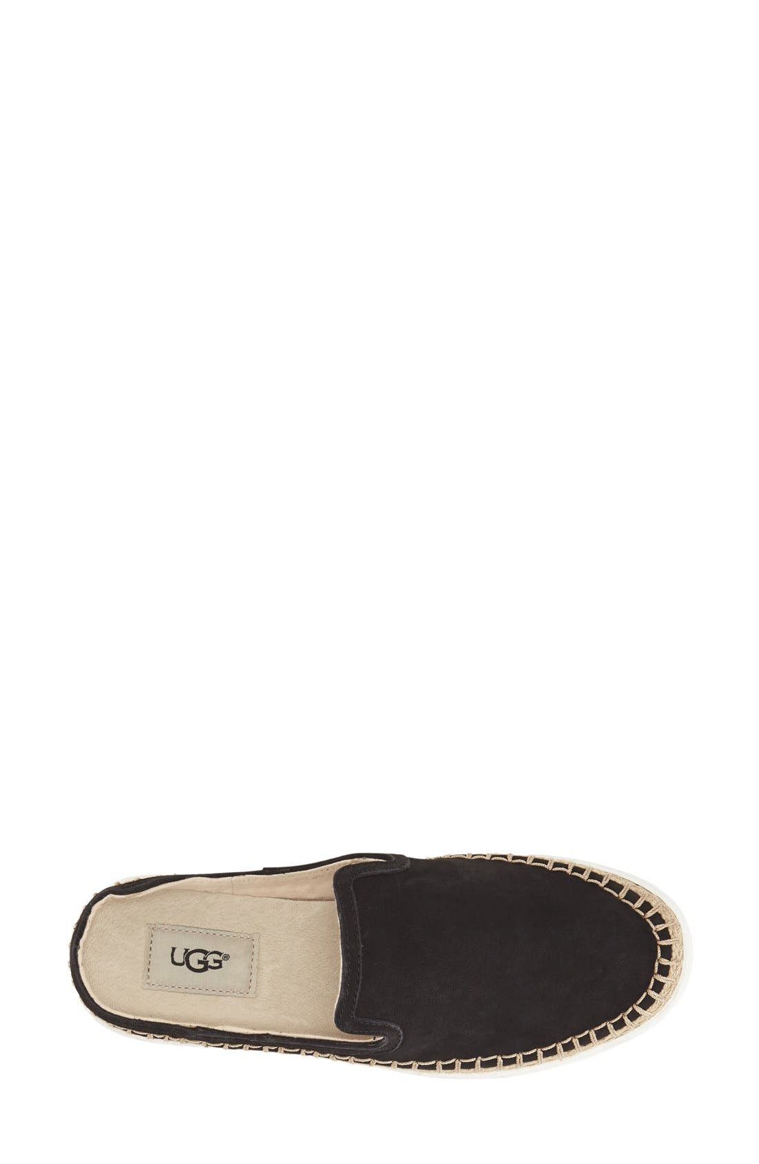 'Caleel' Slip-On Sneaker, Alternate, color, BLACK LEATHER