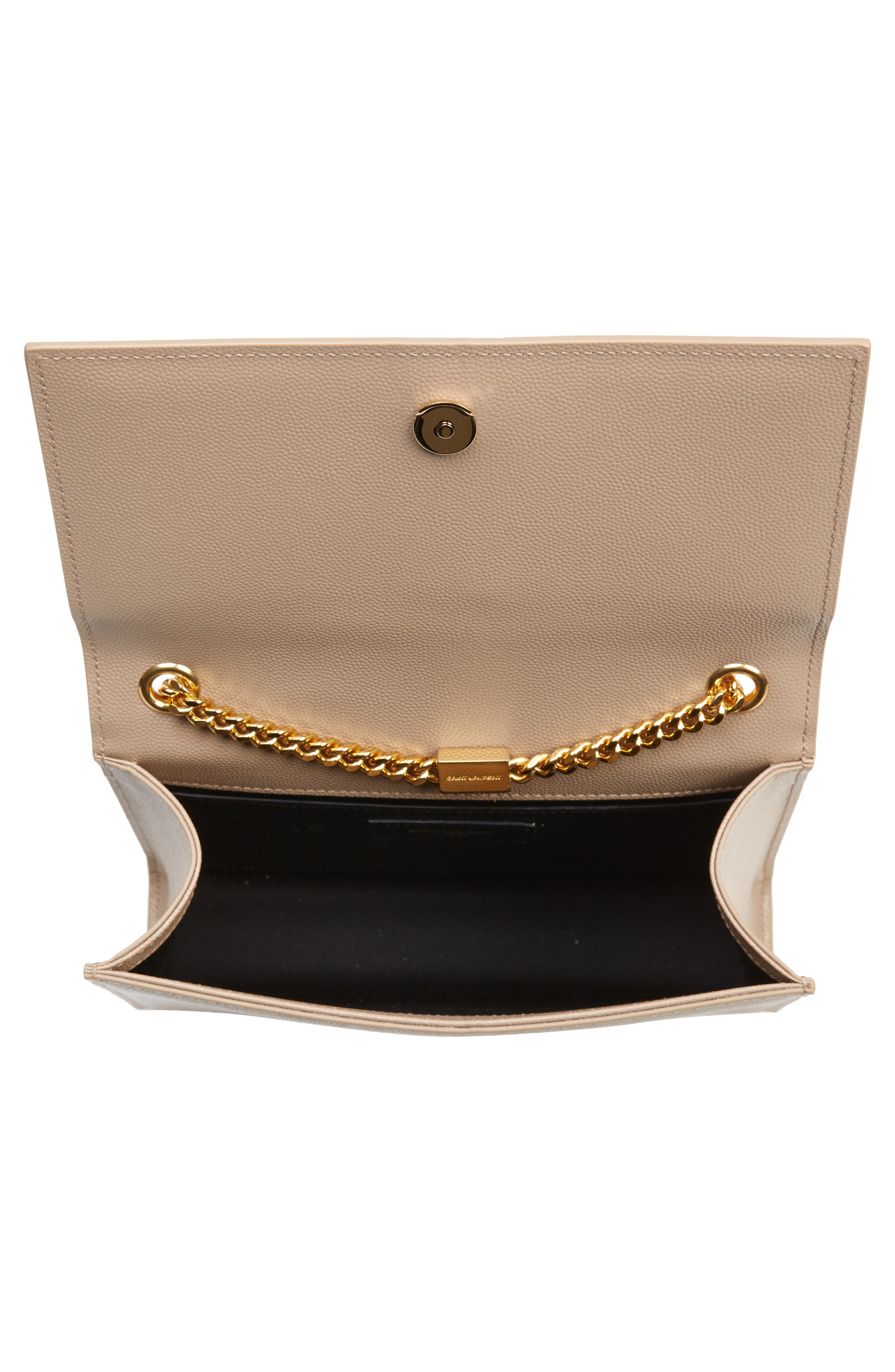 Saint Laurent Small Kate Leather Shoulder Bag, Alternate, color, 