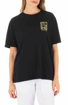 Duality Oversize Cotton Graphic Boyfriend T-Shirt