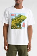 Obey No One Reptile Graphic T-Shirt
