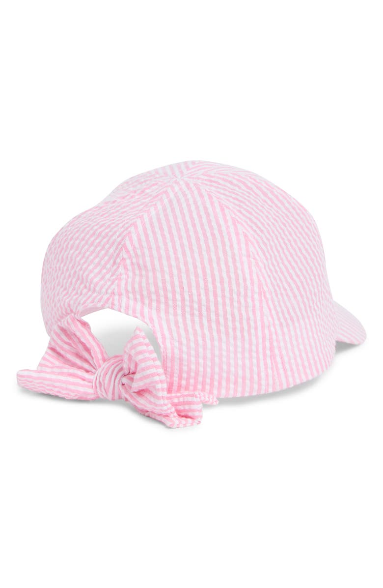 Toby Flower Patch Seersucker Baseball Cap, Alternate, color, Pink Seersucker
