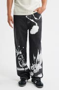 SANTO STUDIO Medici Prato Graphic Baggy Jeans