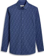 Bugatchi Jimmy OoohCotton® Guitar Print Button-Up Shirt