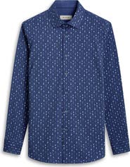 Bugatchi Jimmy OoohCotton® Guitar Print Button-Up Shirt