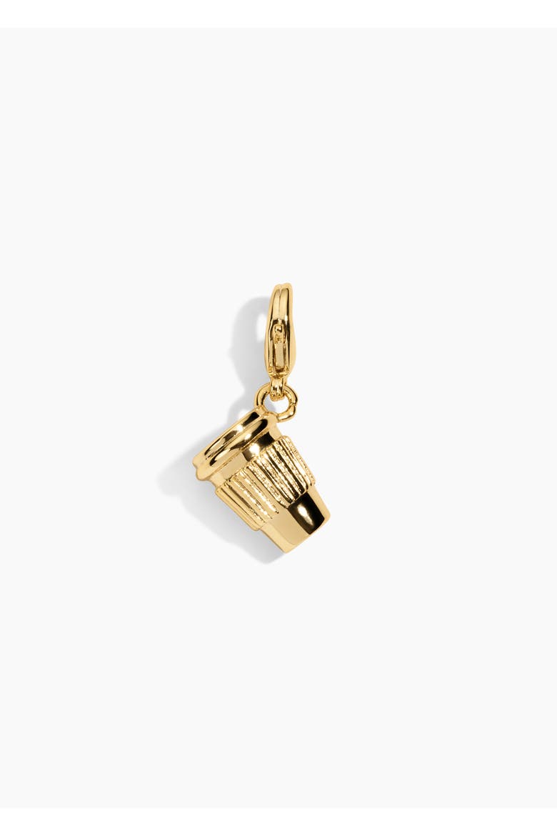 Coffee Charm, Main, color, Gold