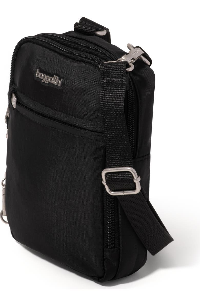 BAGGALLINI Securtex Anti-Theft Mini Everything Crossbody, Alternate, color, Black