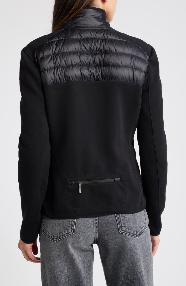 Parajumpers Olivia Waterproof Mixed Media 750 Fill Power Down Jacket, Alternate, color, Black